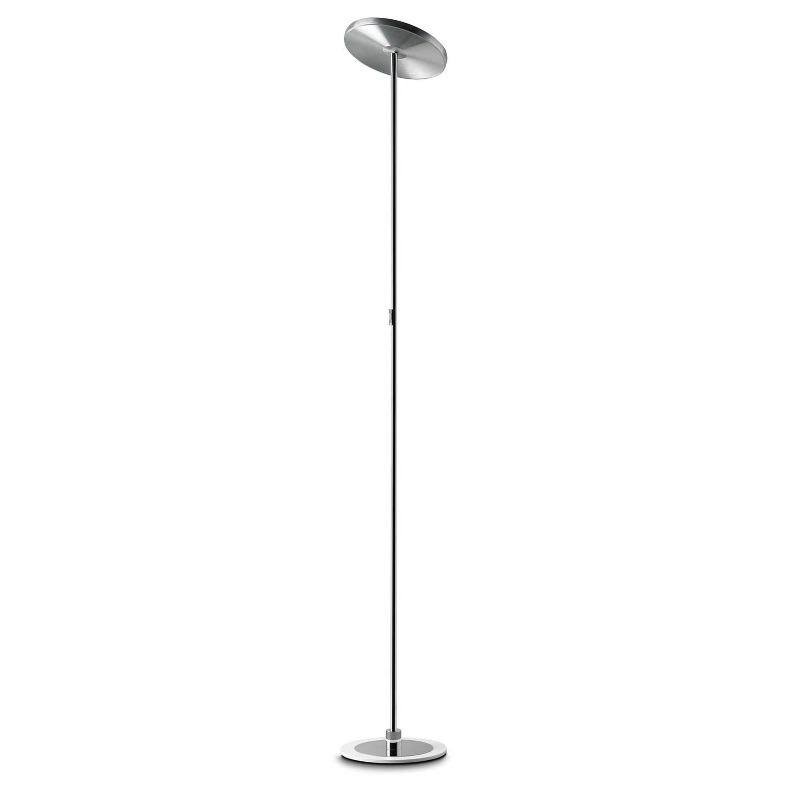 OLIGO Decent Max LED-golvlampa borstat aluminium