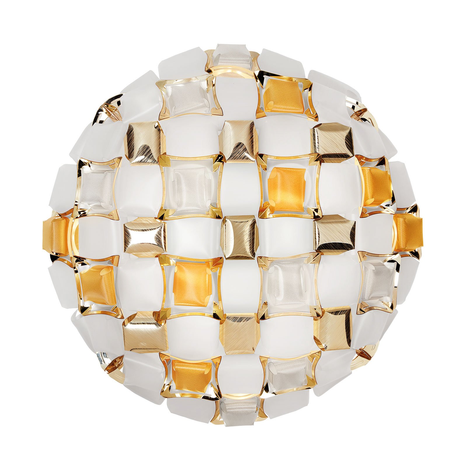 Stropní světlo Mida, Ø 67 cm, jantarová/bílá - Slamp Stropní světlo Mida, Ø 67 cm, jantarová/bílá - Slamp