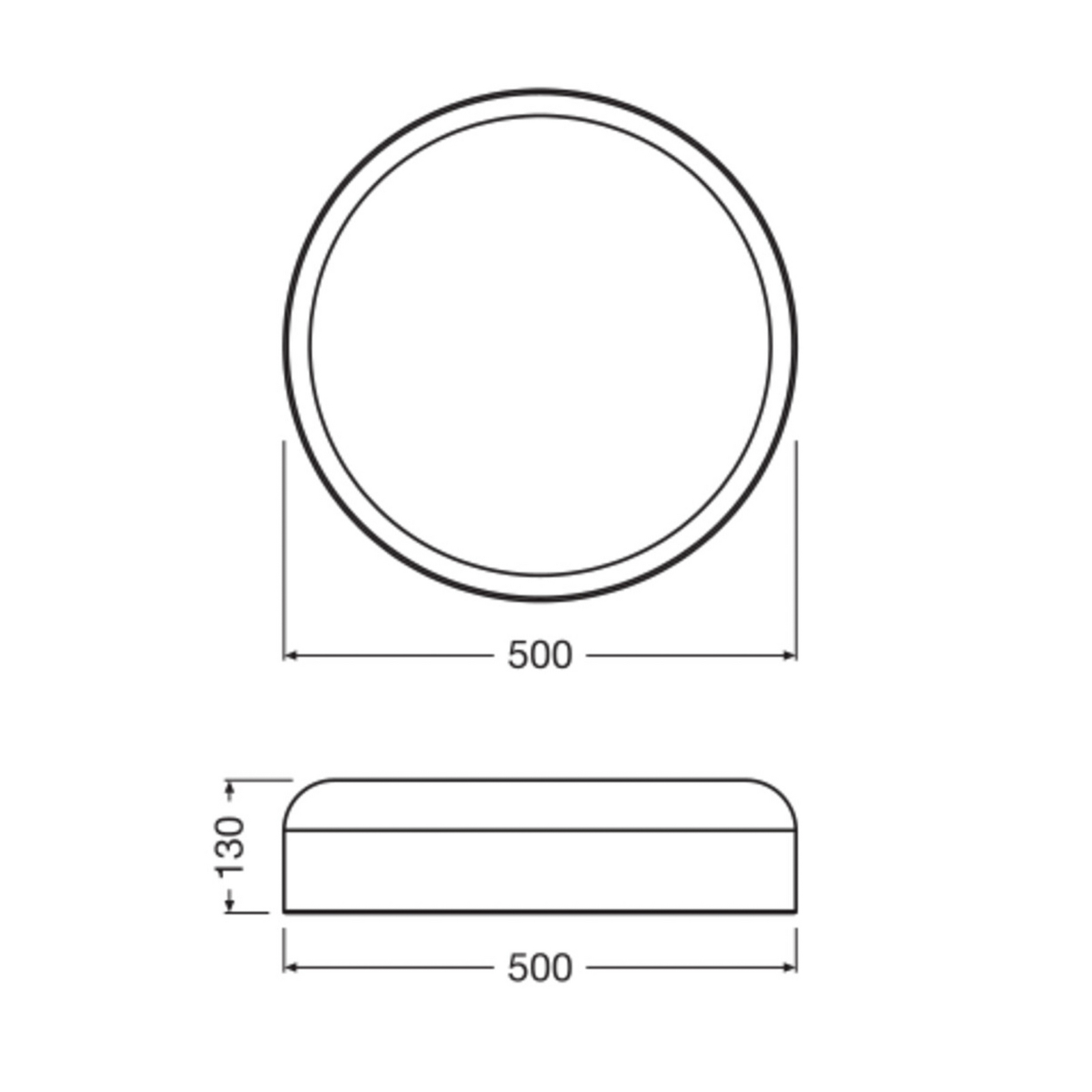 Plafonnier LED OSRAM Decor Bamboo Paper, Ø 50 cm, bambou