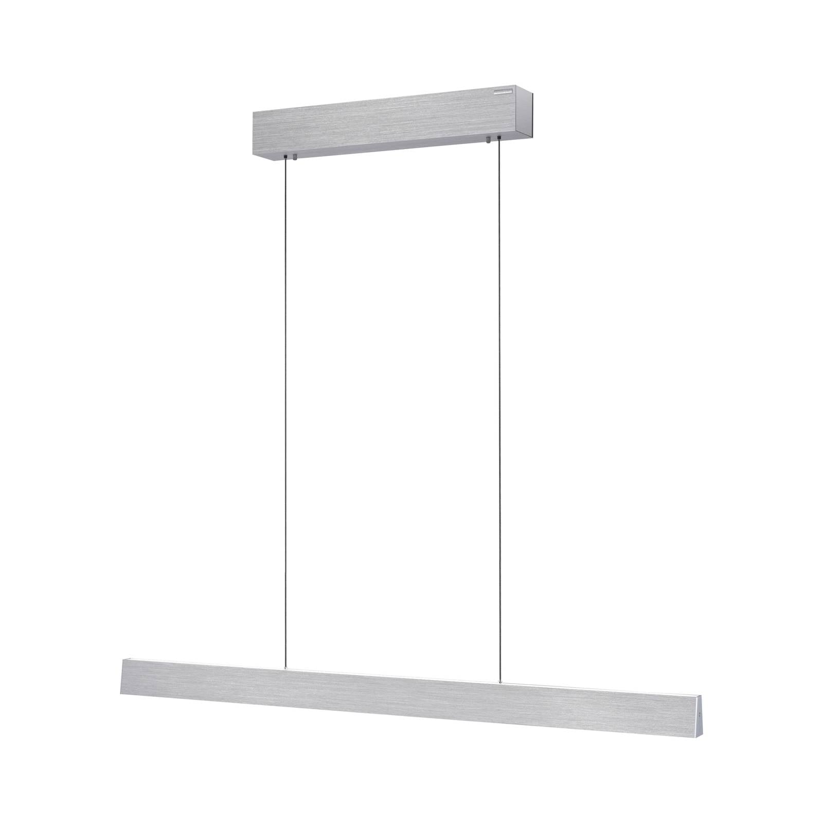 PURE E-Motion LED-Balken-Pendelleuchte CCT silber