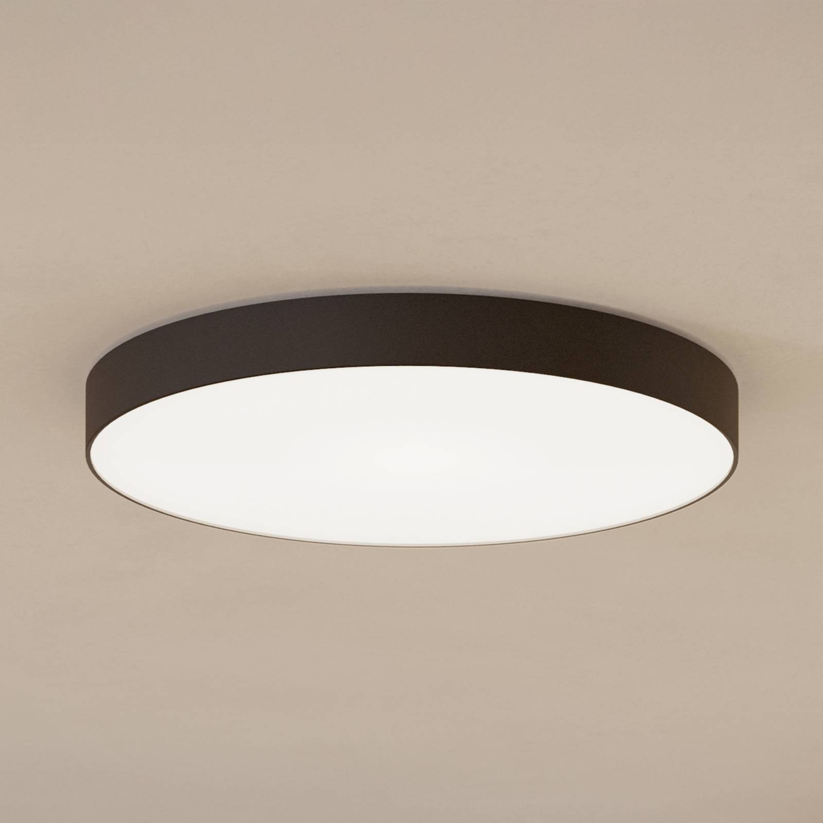 EGLO connect Smart-LED-Deckenlampe Gallizzi-Z, schwarz,Ø69cm günstig online kaufen