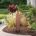 Lucande LED-Wegeleuchte Raiku, rostfarben, Aluminium, 65 cm