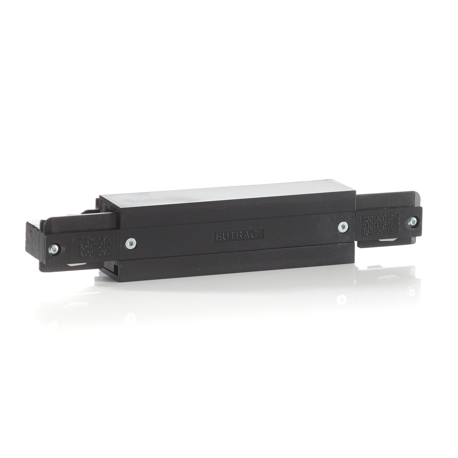 EUTRAC Eutrac I-connector feed-in option, black, L: 12 cm
