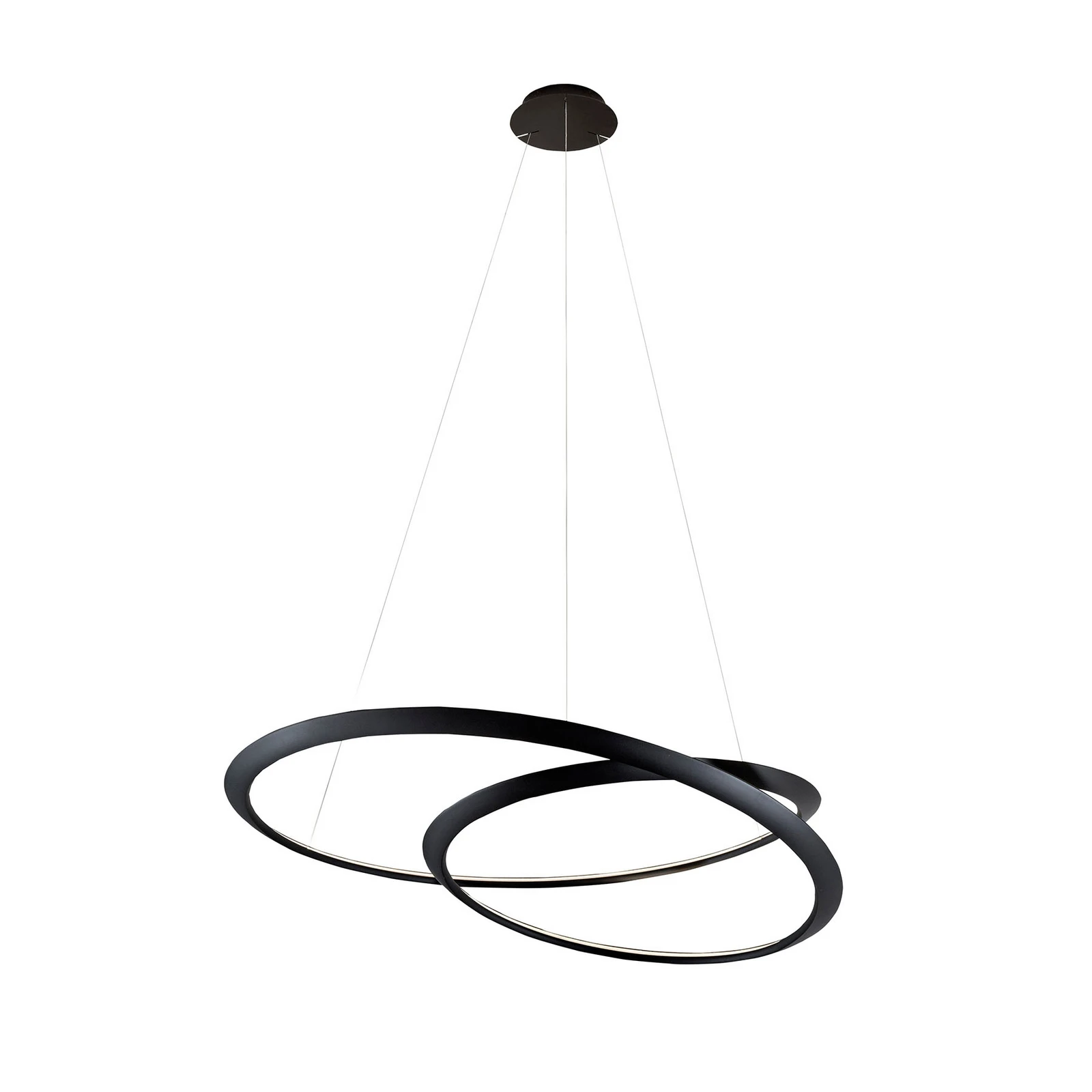 Lampa wisząca Nemo Kepler 2,700K Up Ø110cm czarna