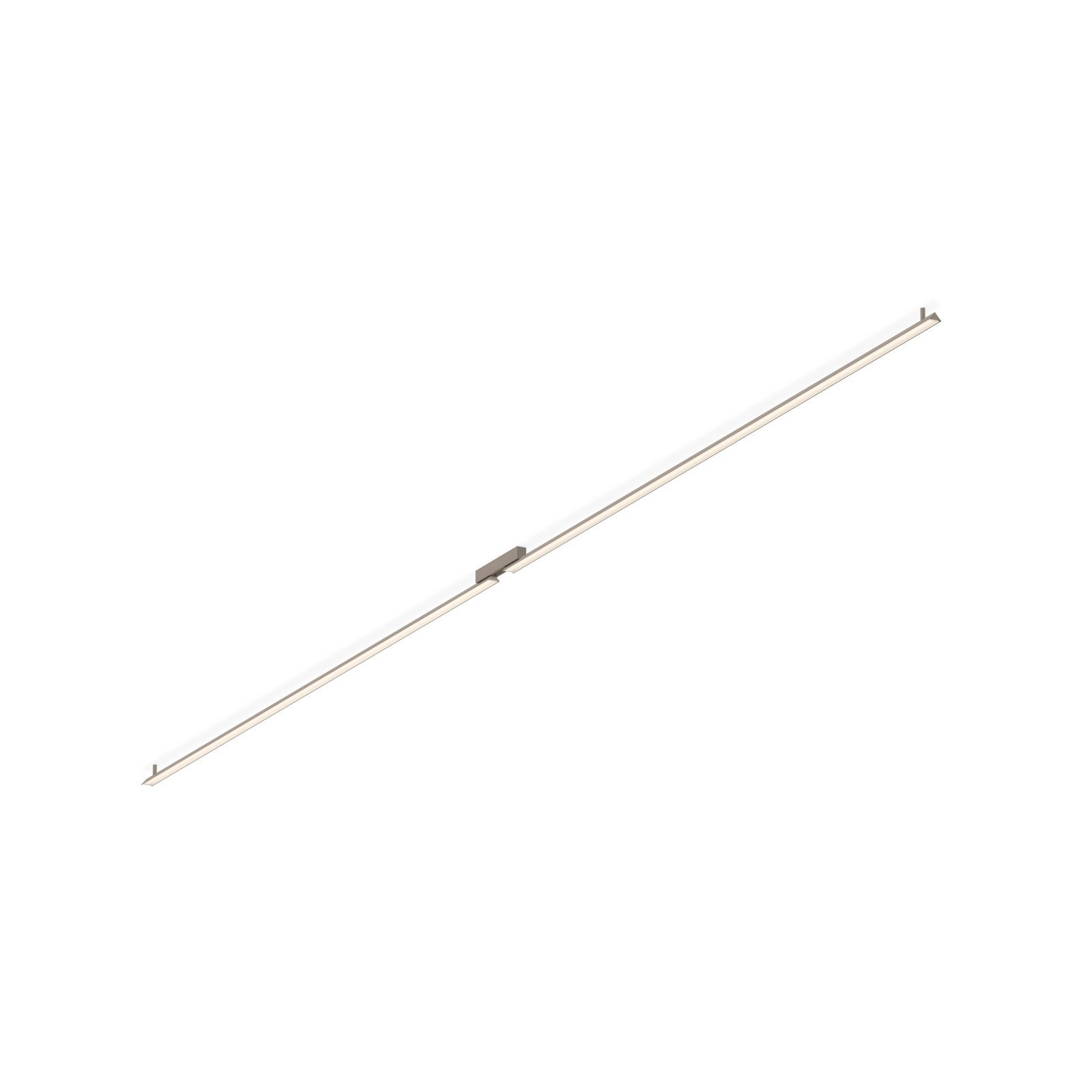 Aplică de perete LED Vibia SPA lungime 613 cm bej IP44 2.700 K - Baie - Modern - Aluminiu