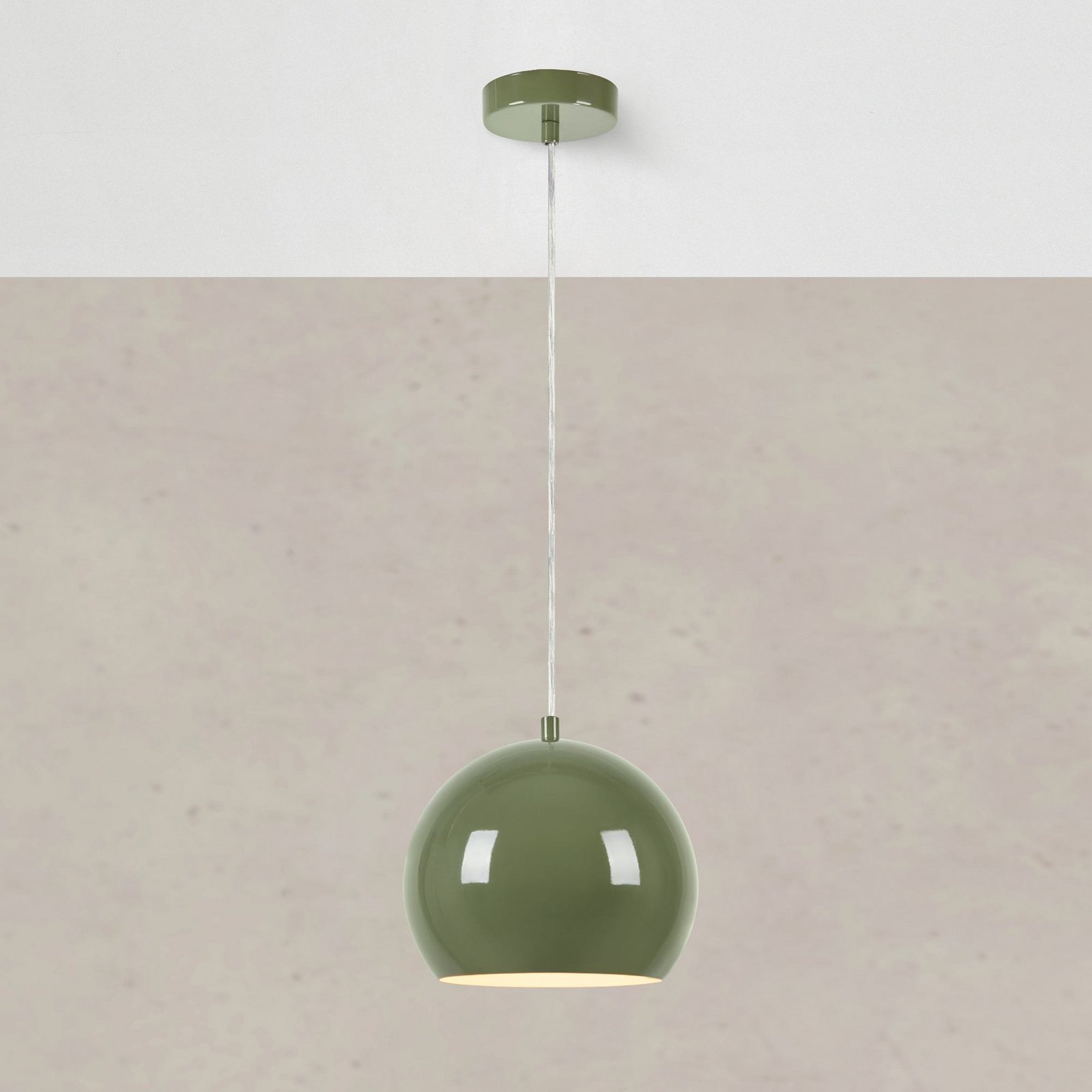 Suspension Pop, Ø 20 cm, vert, métal