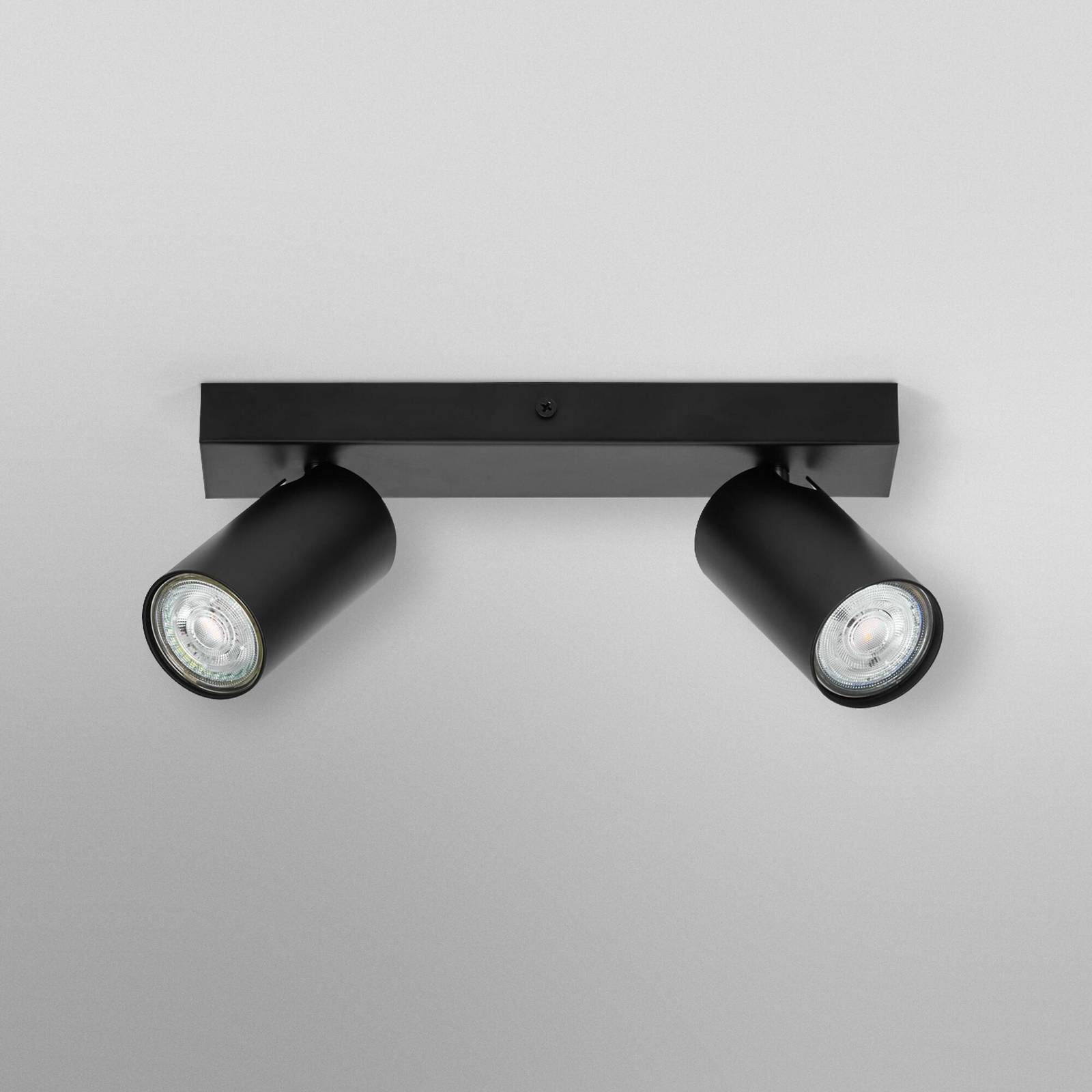 Reflektor sufitowy OSRAM OCTAGON czarny 2-punktowa GU10-LED 927 ściemniany