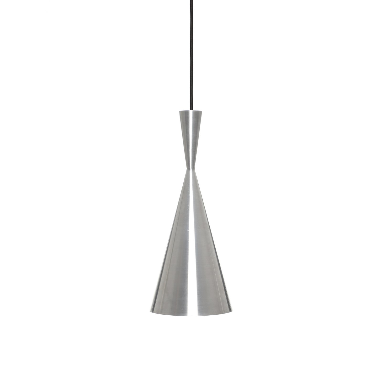 Tom Dixon LED-Hängelampe Beat Tall Unbeaten, aluminiumfarben