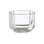 Vima-vaas, transparant, hoogte 15 cm, glas - GEJST
