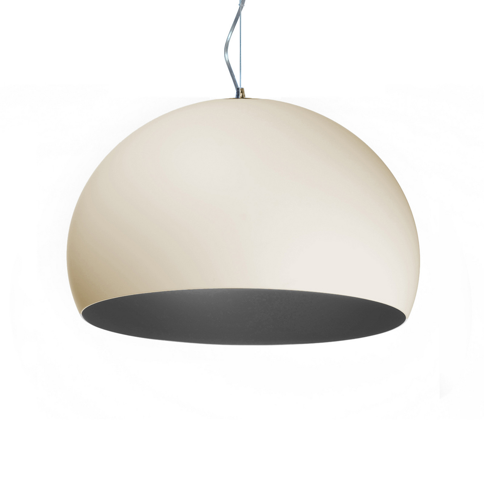 Image of Big FL/Y LED-Hängeleuchte, weiß - Kartell - Wohnzimmer - Design - Kunststoff - Einflammig