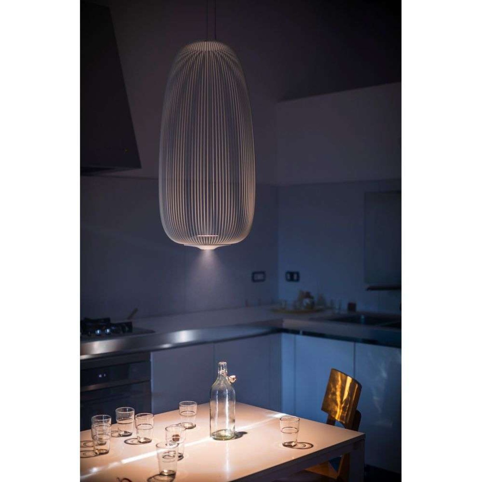 Spokes 1 LED Lustră Pendul Dimmable Copper - Foscarini