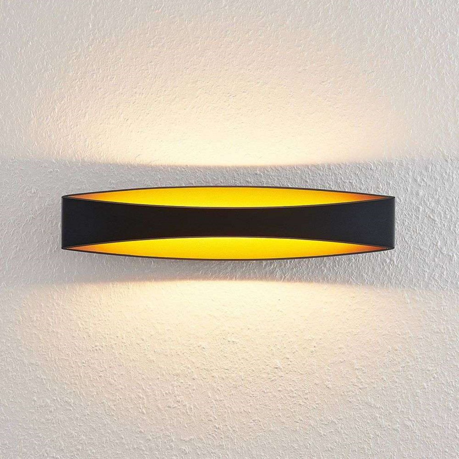 Jelle Aplique de Pared M Black/Gold - Arcchio