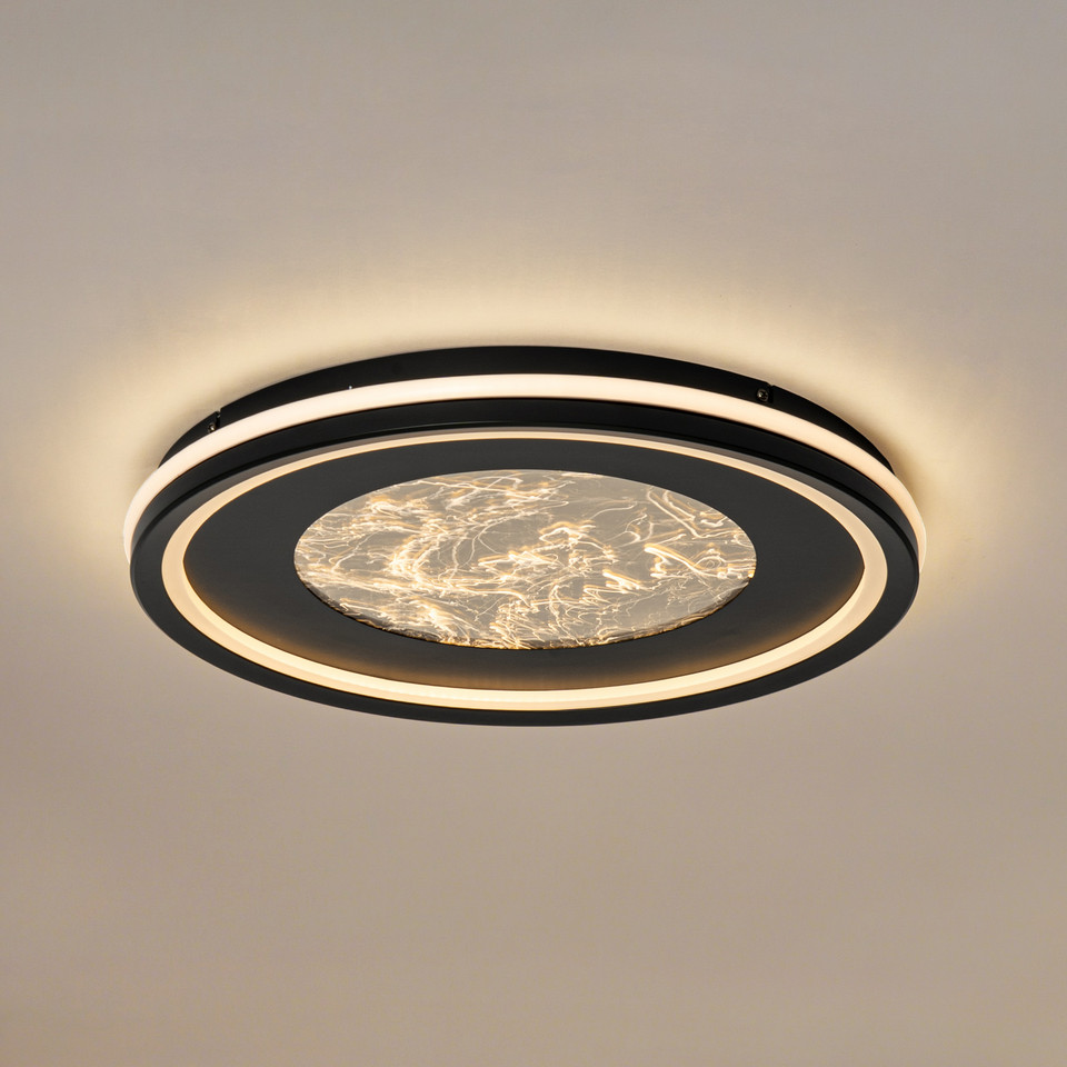Lucande Tillian LED-taklampa, svart från Lucande