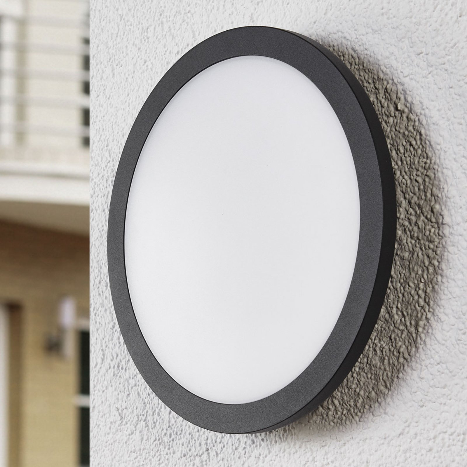 Malena LED Ulko Kattovalaisin w/Sensor Dark Grey - Lucande