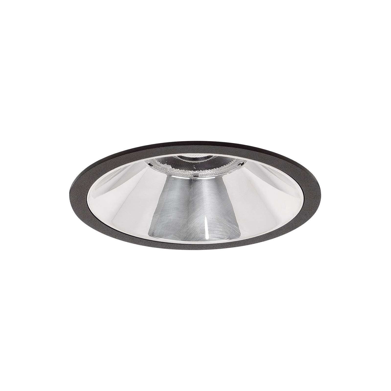 BRUMBERG Apollo Midi Reflektor glatt, rund, 3.000 K, schwarz