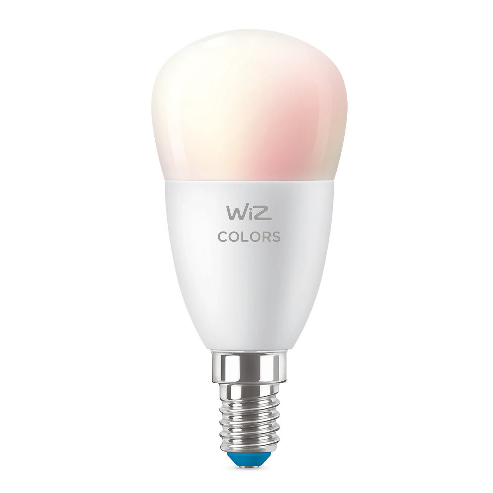 WiZ P45 LED-pære E14 4,9 W dråpe satinert RGBW