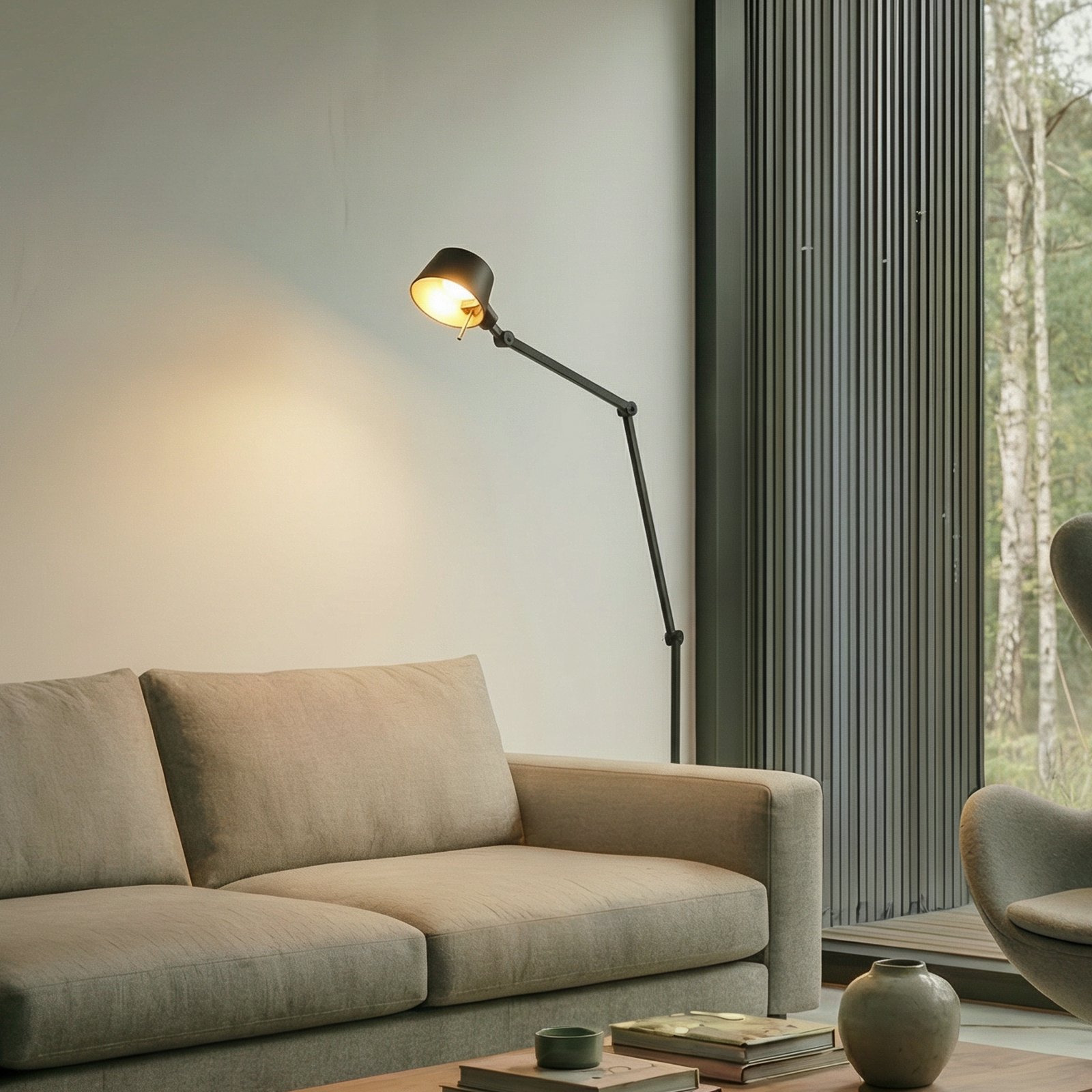 Silka Stojací lampa H216 Černá - Lucande