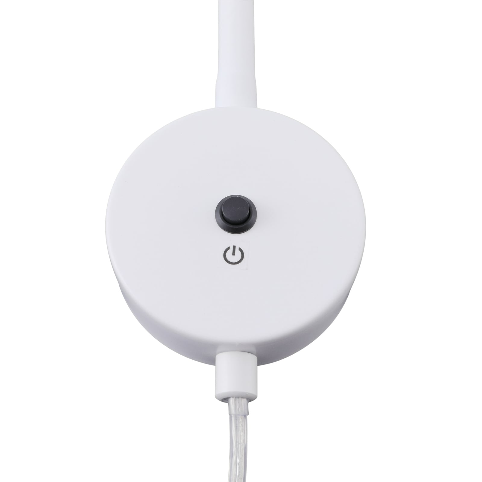 Zidna lampa Jyla, GX53, mat bijela, utikač, fleksibilni krak - Lindby