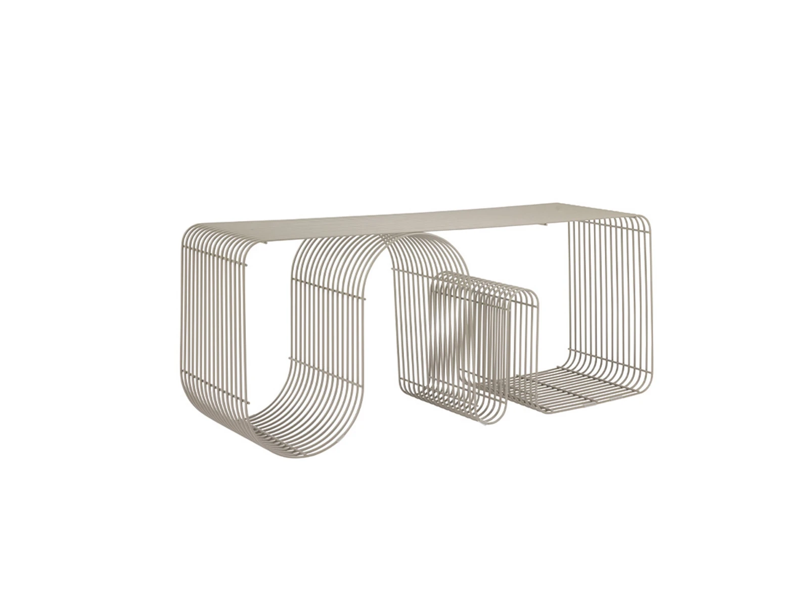 Curva Bench Taupe - AYTM | Buy online