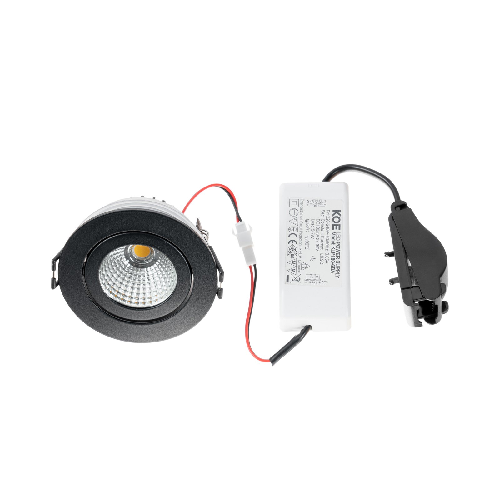 Jyra LED Zapuštěné místo 4000K IP65 Černá - Arcchio