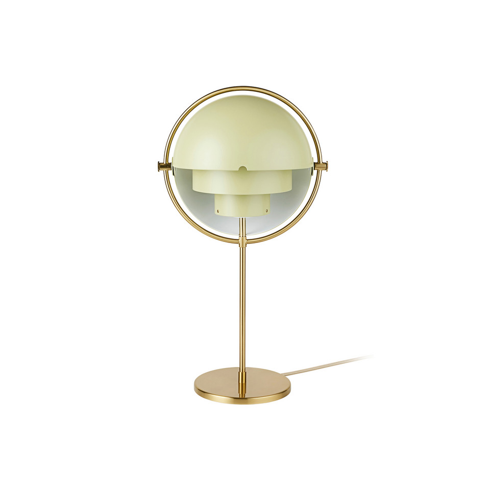 Gubi Multi-Lite Bordslampa Brass/Desert Sage, guld / mässing från Gubi