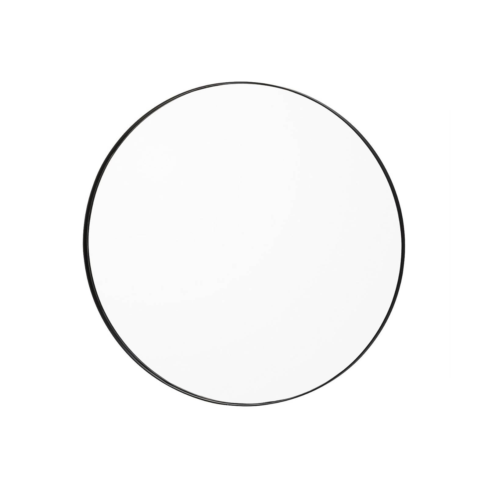 AYTM Spiegel Circum, klar / schwarz, Ø 70 cm, Glas, MDF-Holz