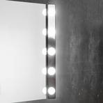 Applique miroir LED Hollywood, 60 cm à 5 lampes
