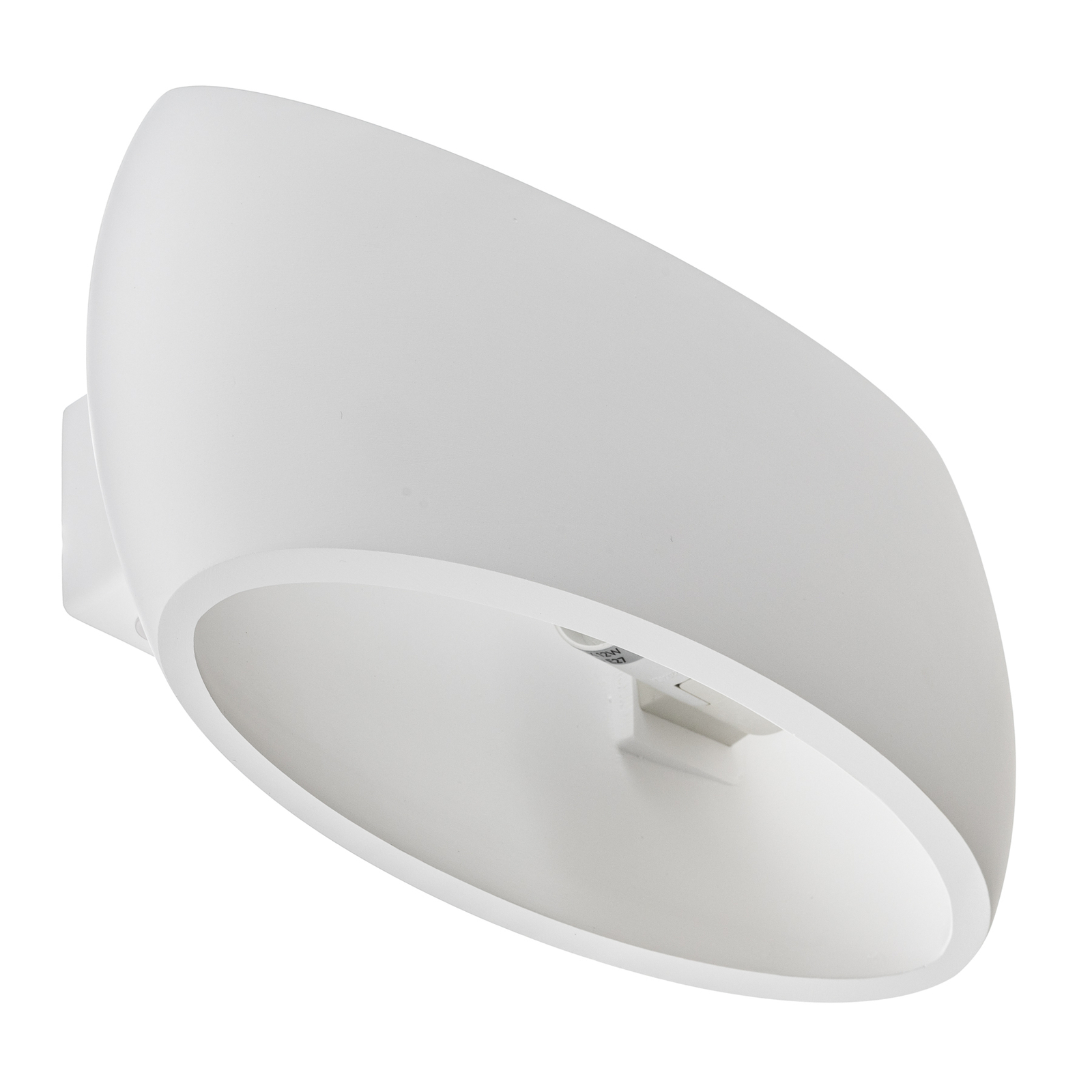 Paintable plaster wall light Aria Lights.co.uk