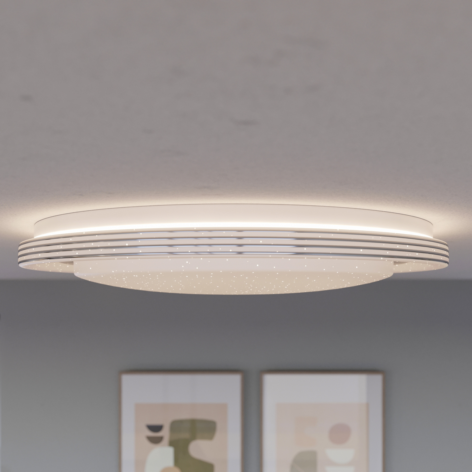 Lindby Mizuni plafón LED, RGBW Smart 48 cm