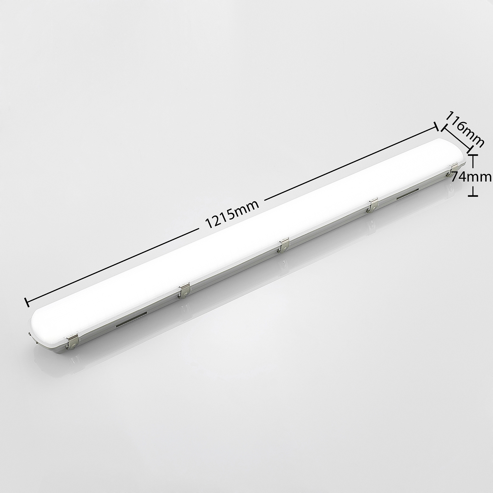Arcchio Rao LED moisture-proof light, 121.5 cm