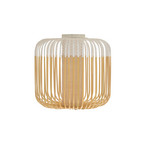 Candeeiro de teto Bamboo M, branco, Ø 45 cm, E27 - Forestier