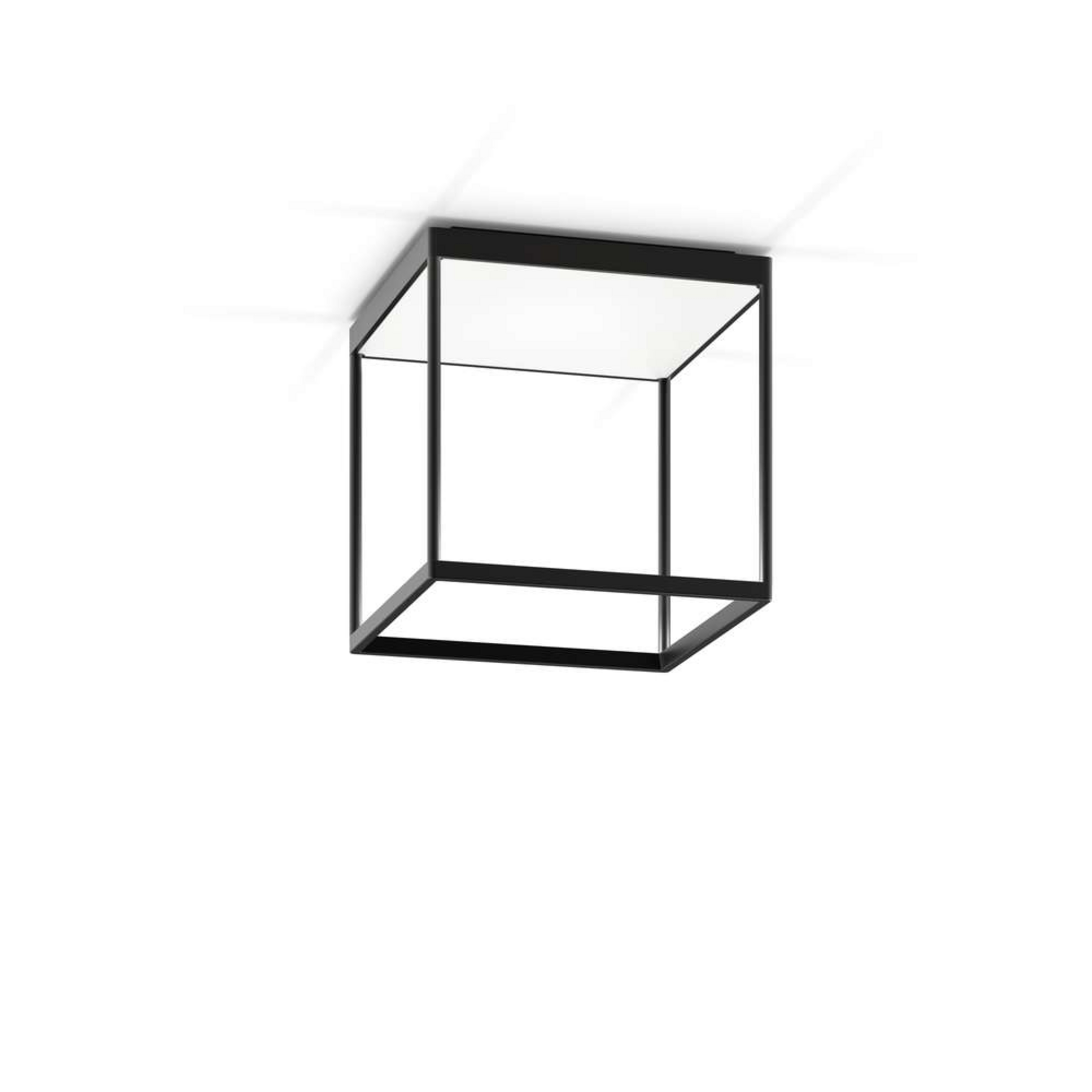 Reflex 2 LED ceiling lamp, white, black - Serien Lighting