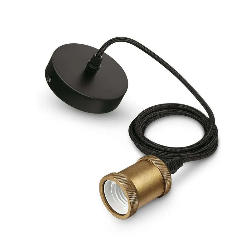 Philips - Vintage Cord Pendelleuchte Gold