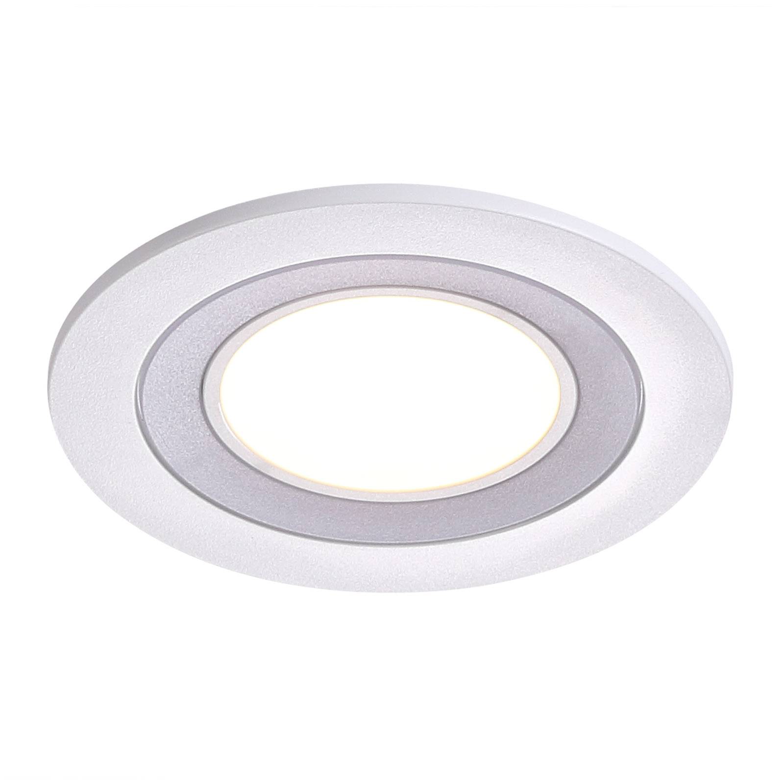 Lampa sufitowa wpuszczana LED Clyde, Ø 8 cm