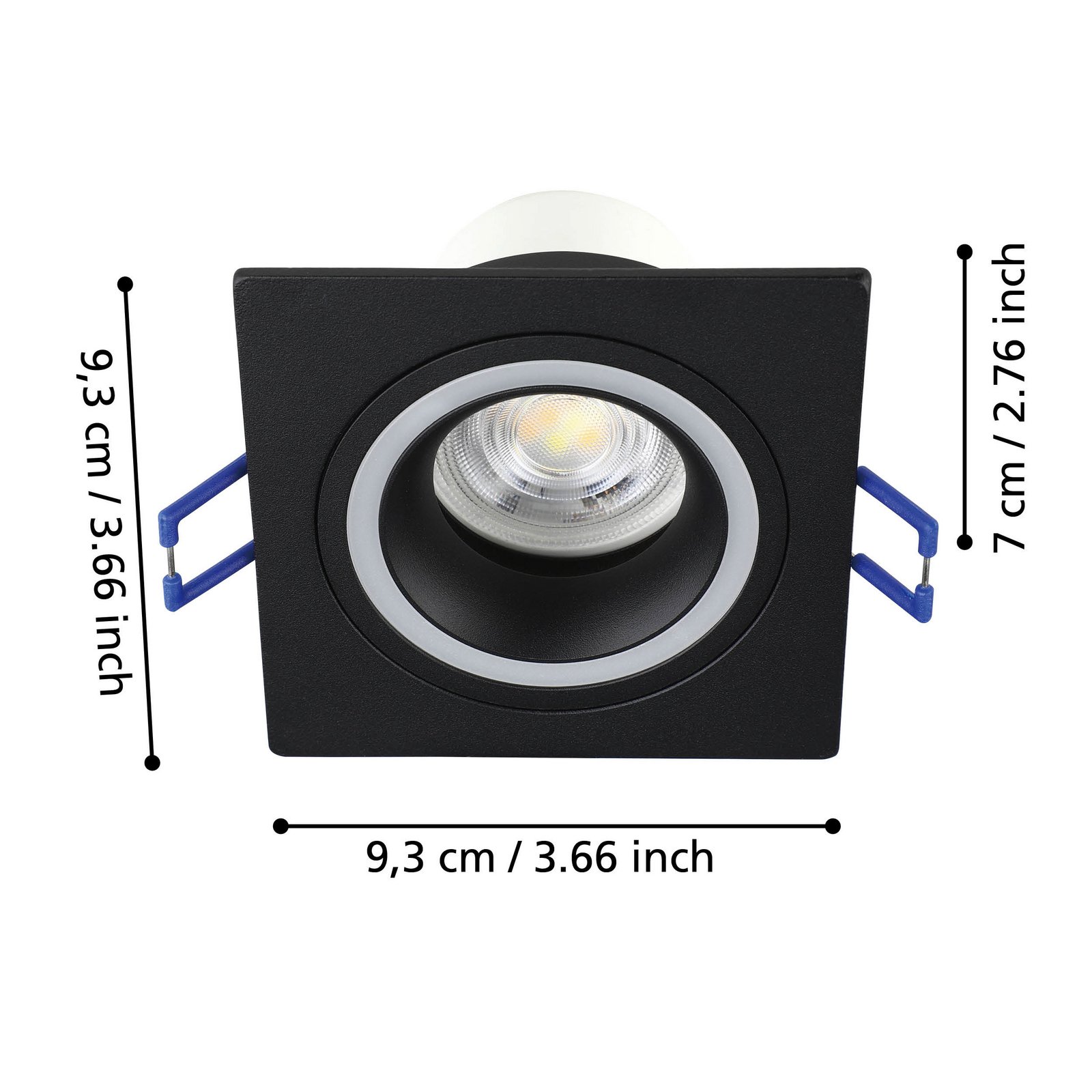 EGLO connect Smart-LED-Leuchte Carosso-Z, 9 x 9cm, schwarz