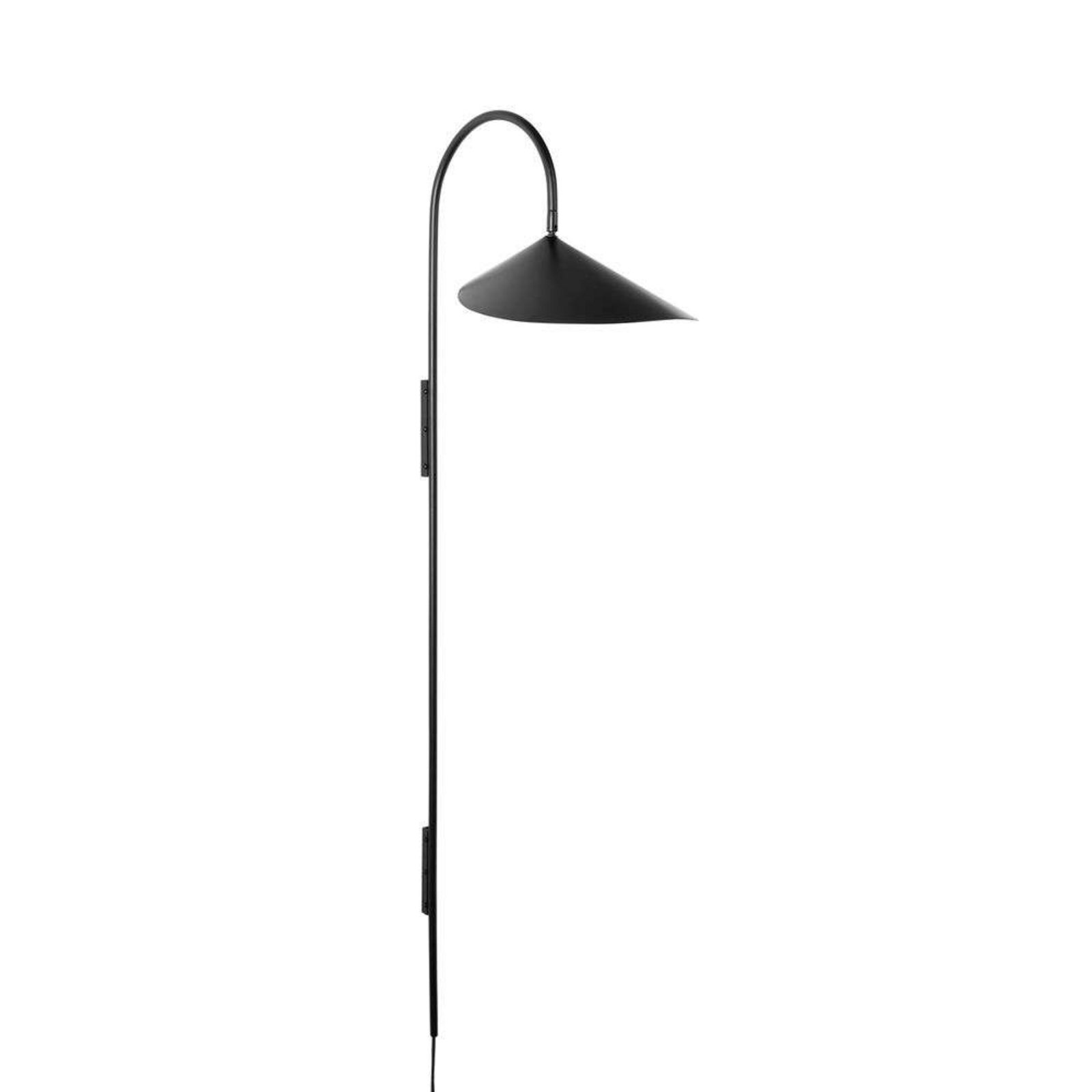 Arum Swivel Aplique de Pared Tall Black - Ferm Living