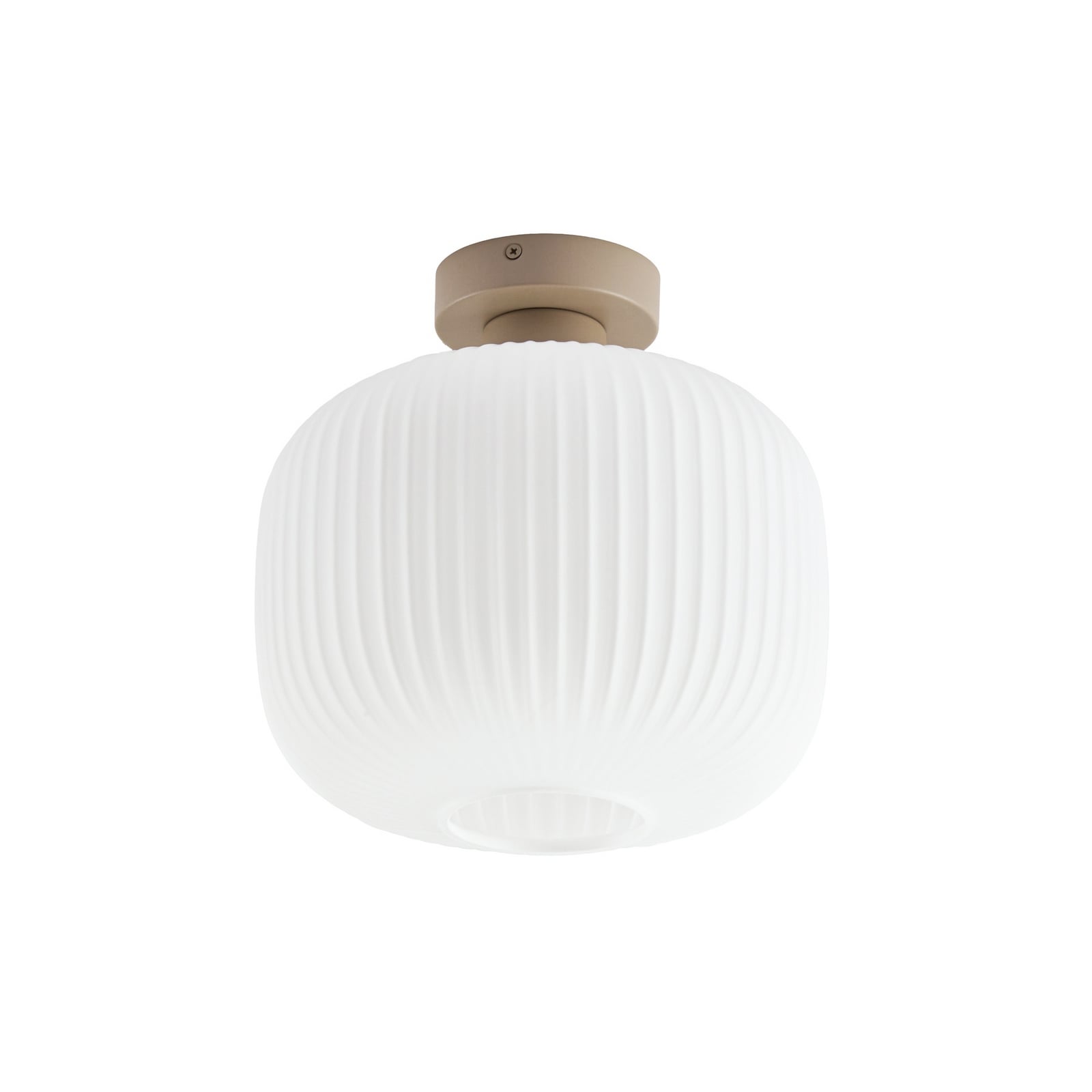 Evey Deckenleuchte, Ø 25 cm, weiß/beige, Glas - NOLA Evey Deckenleuchte, Ø 25 cm, weiß/beige, Glas - NOLA