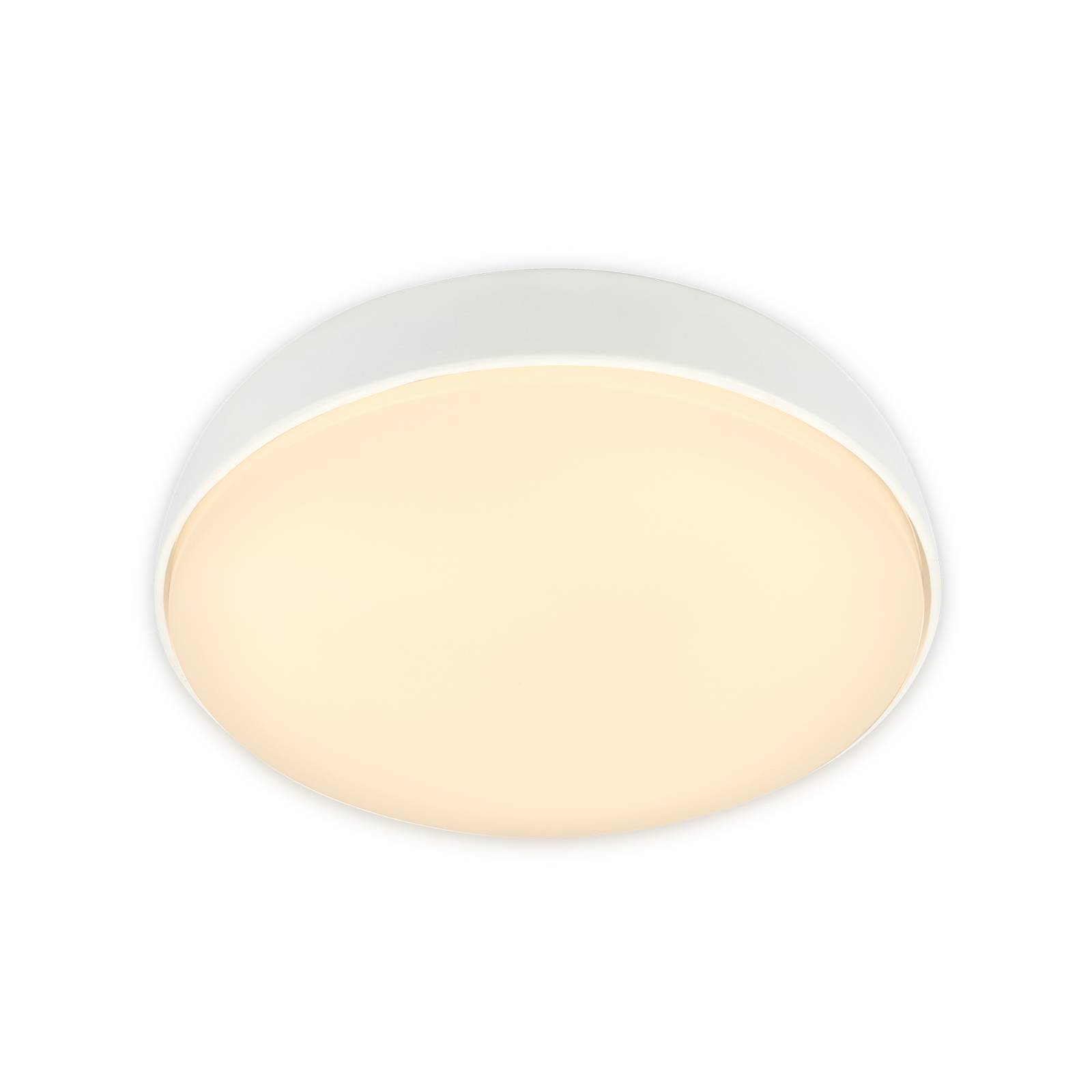 LED-Deckenleuchte Nikan, weiß matt, Ø 28,5 cm, 3.000 K