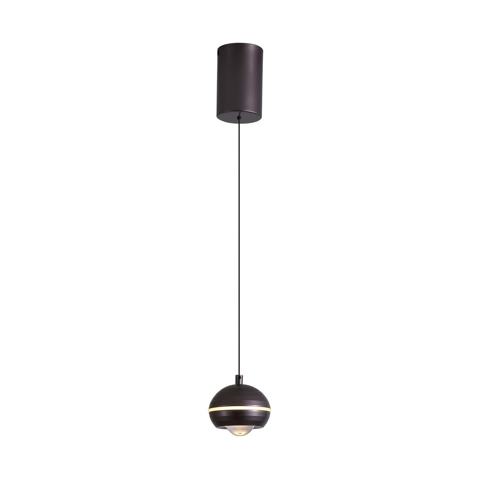LED-Hängeleuchte Meteor, 1-fl., nickel schwarz, Metall, CCT LED-Hängeleuchte Meteor, 1-fl., nickel schwarz, Metall, CCT
