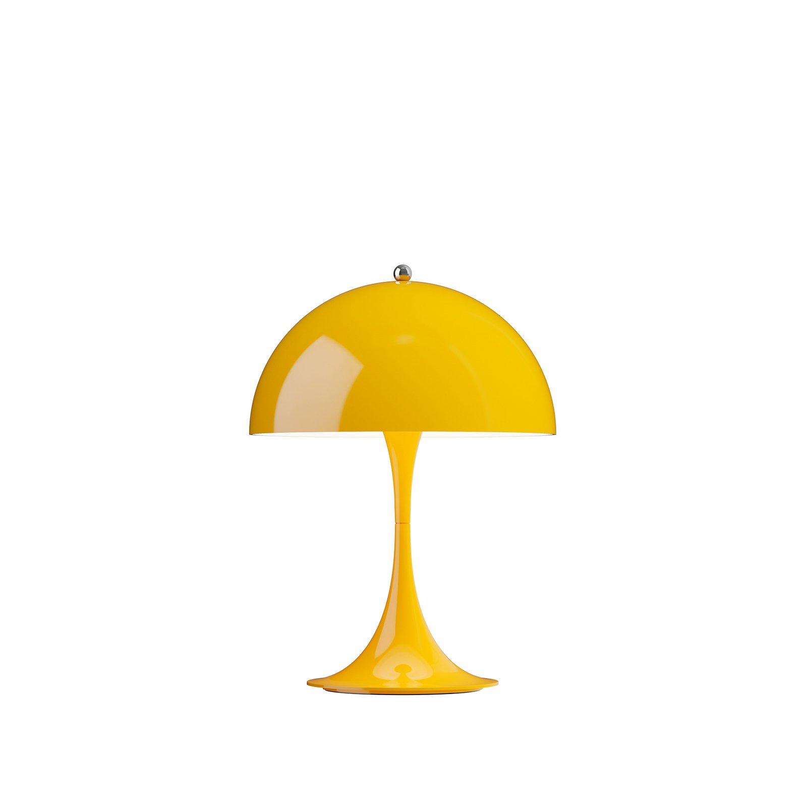 Panthella 250 yellow IP44 LED rechargeable lamp - Louis Poulsen