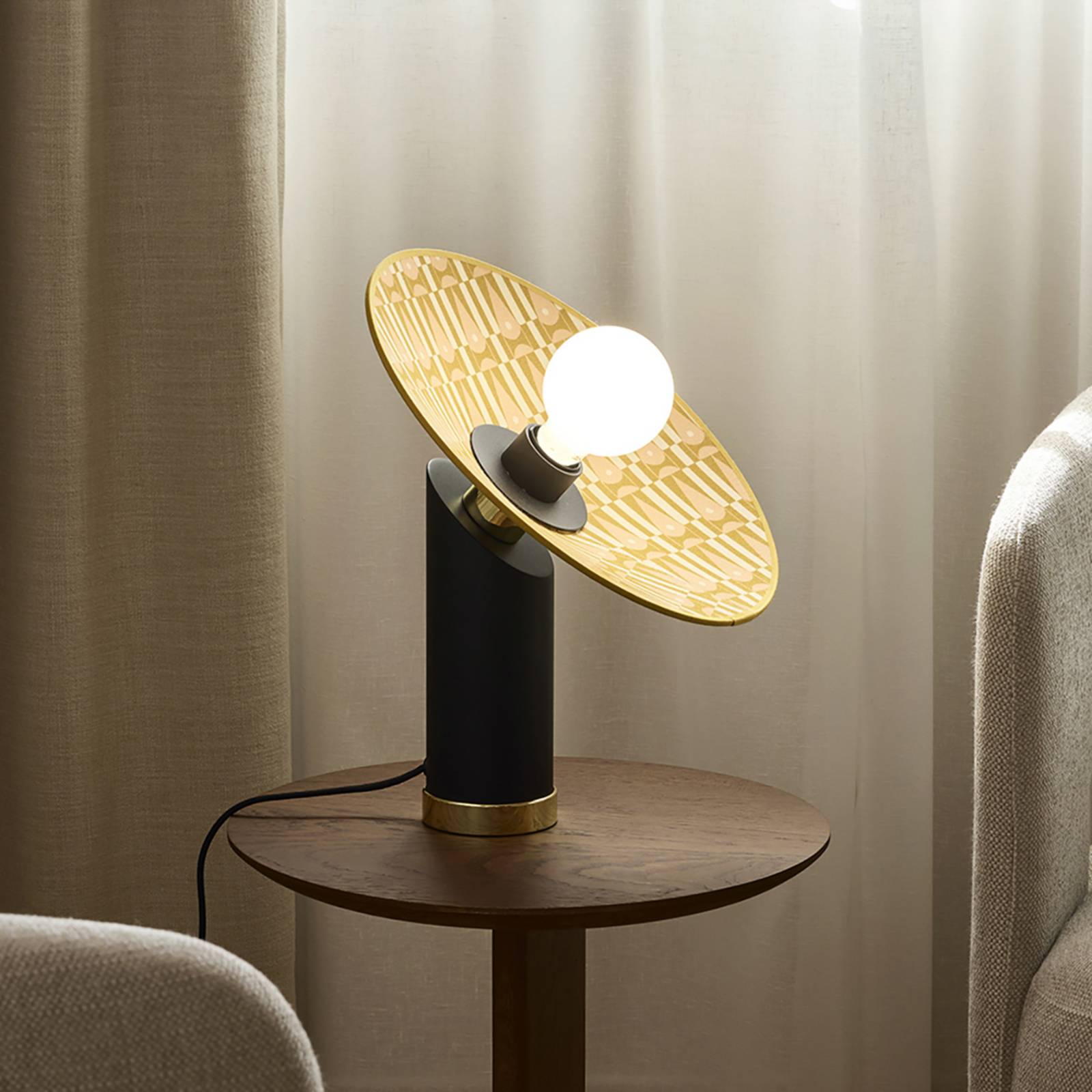 MARKET SET bordlampe Gatsby, myra, Ø 32 cm, E27