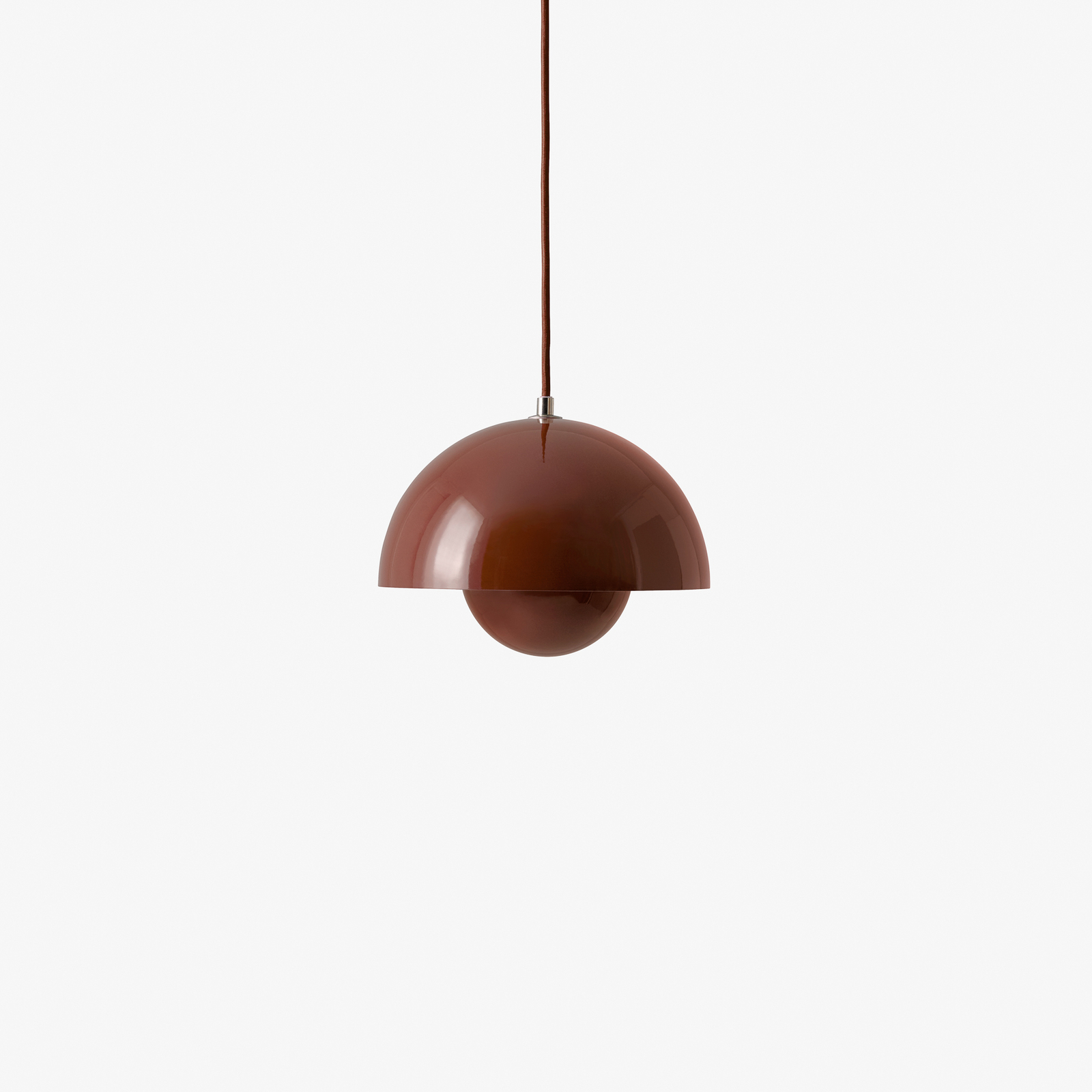 &Tradition Flowerpot VP1 colgante 23 marrón rojo