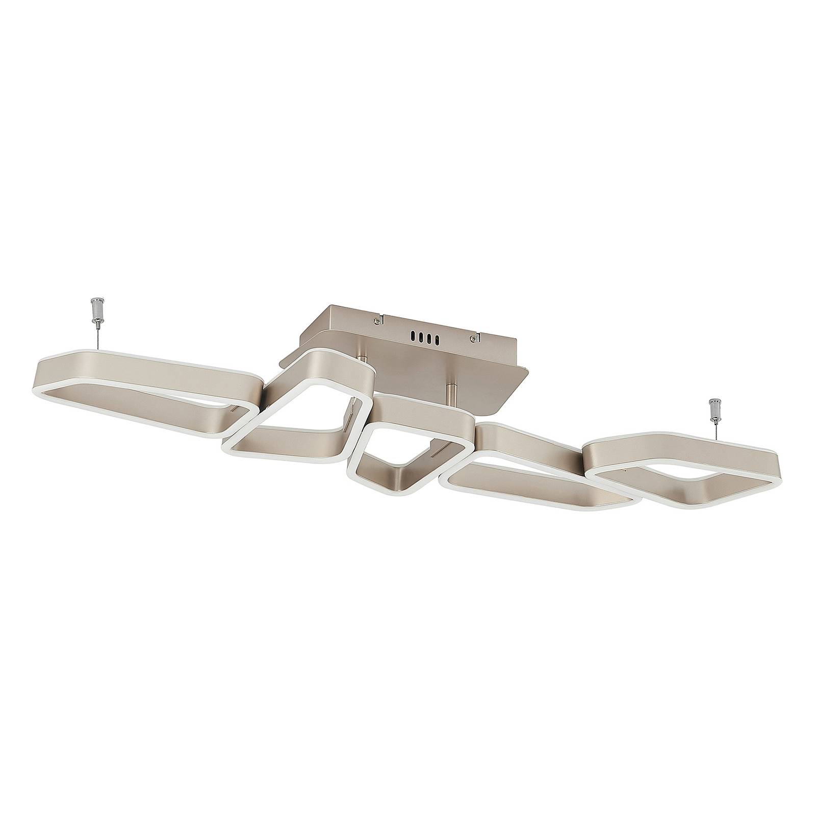 Lucande LED Ceiling Light - Living / Dining Room - dimmable - Modern - Silver