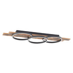 Sentoa LED Plafondlamp L100 Light Wood/Black - Lindby