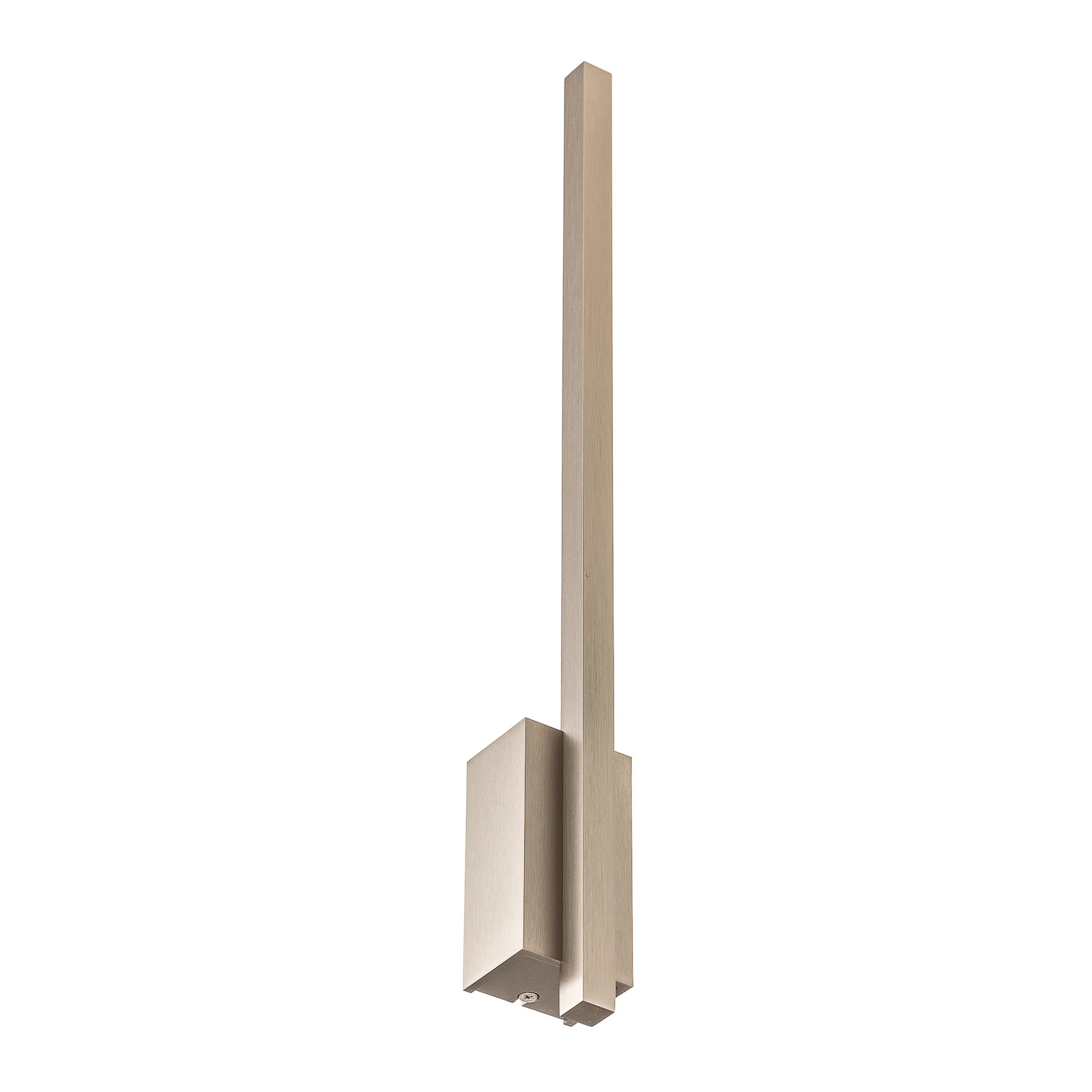 Quitani LED-Wandlampe Tolu, vertikal, nickel, Höhe 45 cm