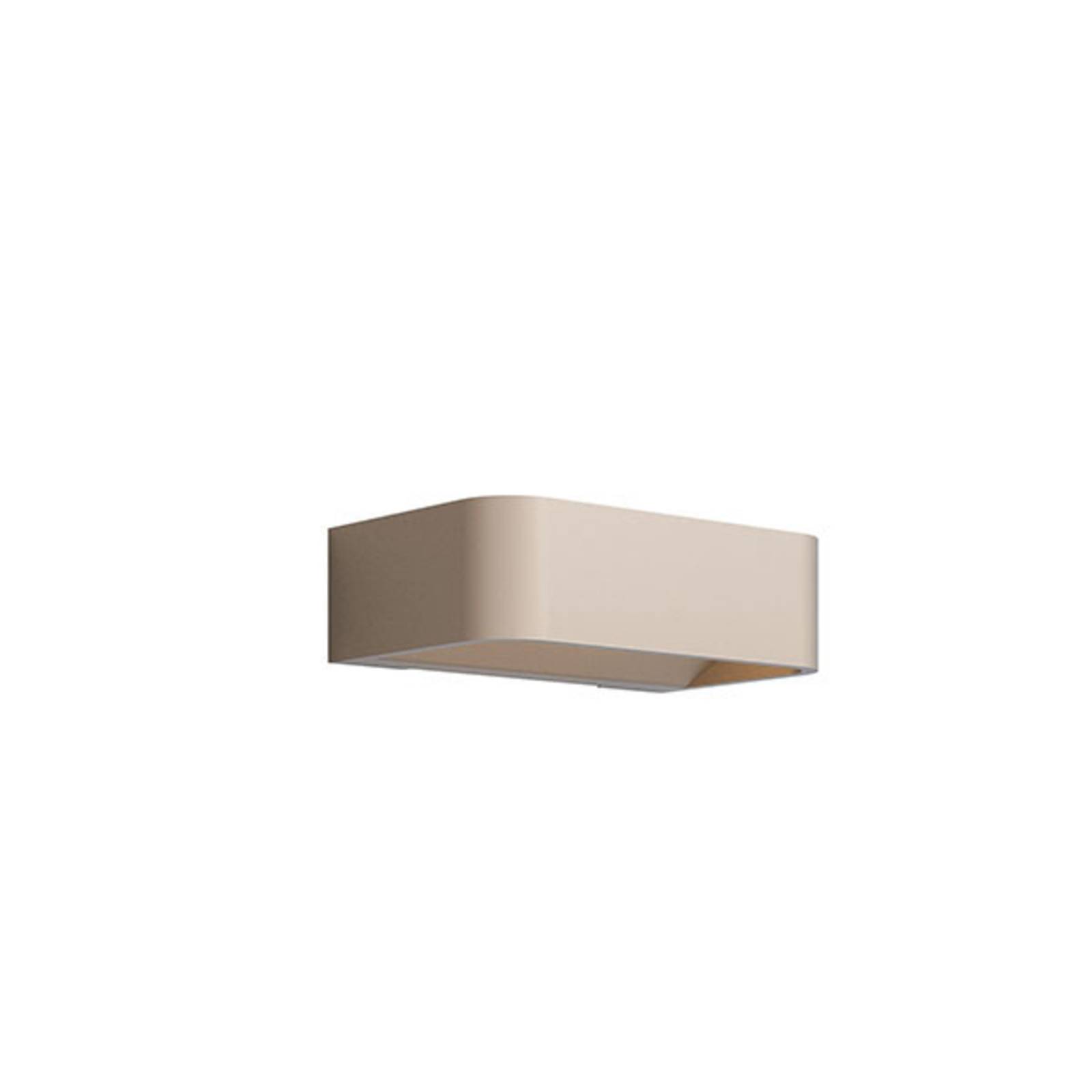 rotaliana - frame w1 kinkiet led br?zowy 2?700?k, do salonu / jadalni, aluminium, 16w, szer. 16 cm, wys. 4.8 cm