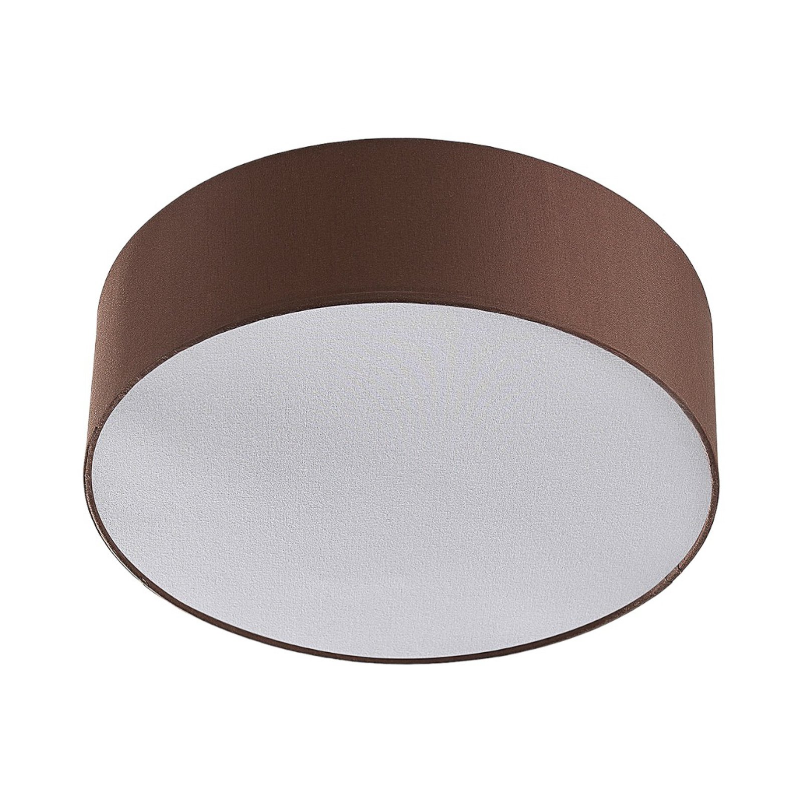 Sebatin Plafoniera Ø40 Marrone/Bianco/Nickel - Lindby