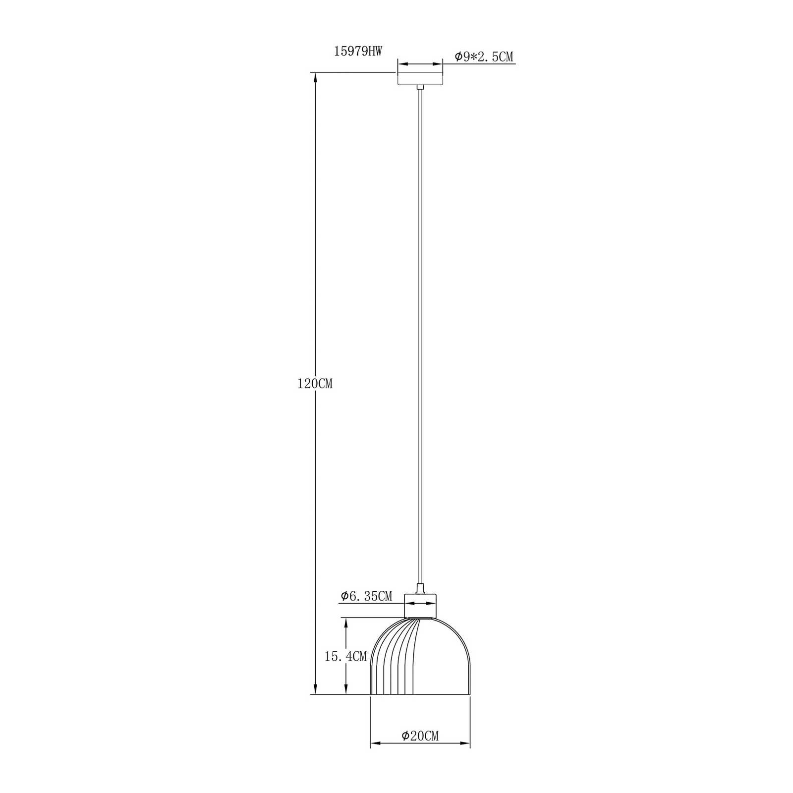 Lampă suspendată Swanson, Ø 20 cm, alb/maro, metal/lemn Lampă suspendată Swanson, Ø 20 cm, alb/maro, metal/lemn