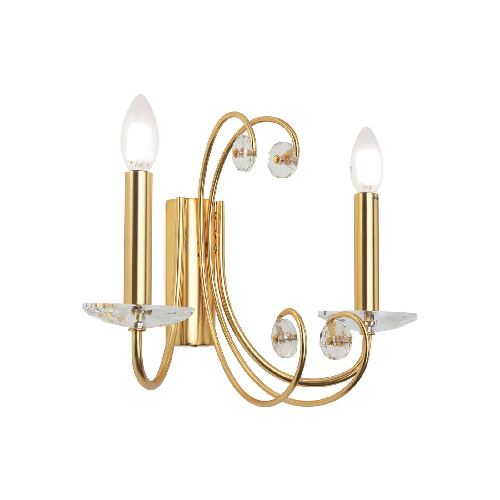 Wandlampe Ariane goldfarben Breite 375 cm Kristall