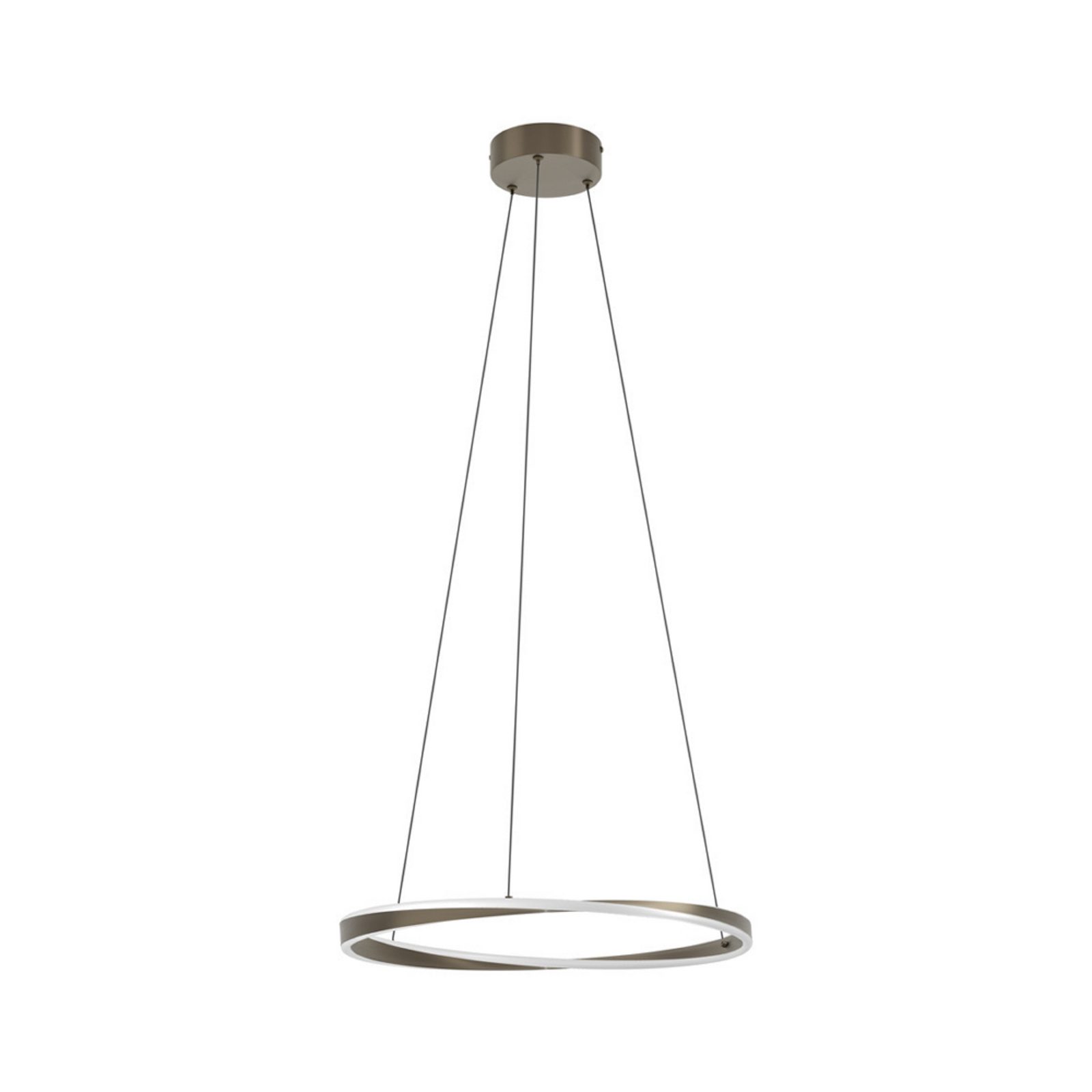 EGLO LED-hänglampa CAMEROTA, brons, Ø 55 cm, fjärrkontroll EGLO LED-hänglampa CAMEROTA, brons, Ø 55 cm, fjärrkontroll